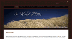 Desktop Screenshot of 4windflutes.com