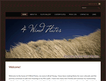 Tablet Screenshot of 4windflutes.com